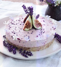 Raw-Fig-Cherry-Lavender-Cake-7